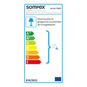 Tafellamp Glas Oval II wit - 1 lichtbron