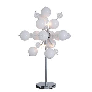 Lampada tavolo Palla di vetro Explosion Bianco Metallo 6 luci