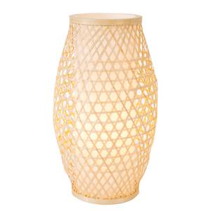Tafellamp Himo bamboehout/geweven stof - 1 lichtbron