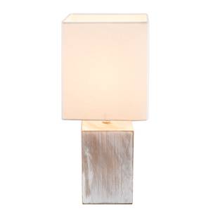Lampe Ilona Cube Tissu / Pin massif - 1 ampoule
