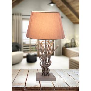 Lampe Jamie Grove II Tissu / Mûrier massif - 1 ampoule