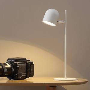Lampada da tavolo a LED Jon Ferro - 1 punto luce - Bianco