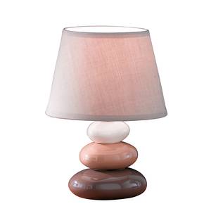 Lampada da tavolo Pibe Ceramica marrone/crema