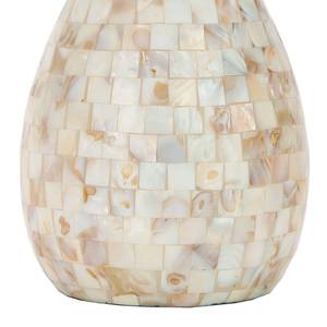 Lampes de table Laurelie (lot de 2) Lin / Coquillage - 1 ampoule