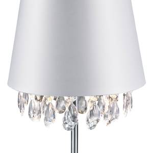 Lampe Lorelay Tissu / Métal - 2 ampoules - Blanc - Blanc