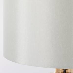 Lampe Loster Verre / Coton - 1 ampoule - Blanc