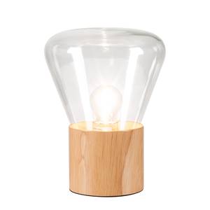 Lampe Lumis Verre / Acacia massif - 1 ampoule