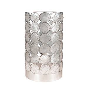 Lampada da tavolo Mermaid Metallo/Conchiglie Beige 1 luce