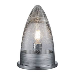 Tischleuchte Milton Glas / Metall - 1-flammig - Silber