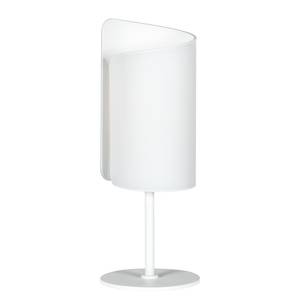 Tafellamp Papiro glas/metaal - wit - 1 lichtbron