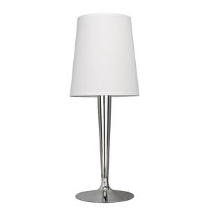 Lampada da tavolo Paris Color argento/Bianco a 1 luce