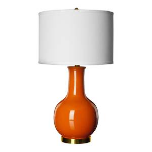 Lampada da tavolo Paris Bianco/Arancione
