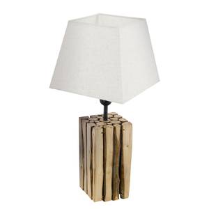 Lampe Ribadeo Tissu / Peuplier massif - 1 ampoule