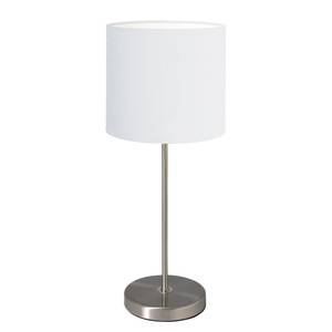 Lampada da tavolo Tessuto/Metallo Color argento 1 luce