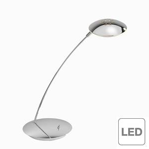 LED-Tischleuchte Tebutt Chrom/Glas - Silber