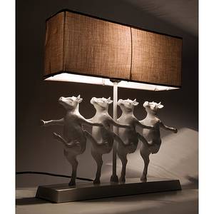 Lampe TL Dancing Cows Métal / Tissu 1 ampoule