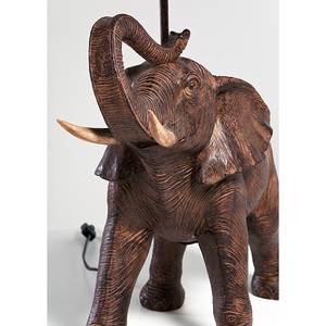 Tafellamp olifant safari kunststof/stof 1 lichtbron