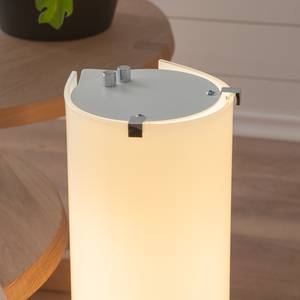 Lampe Tub-O Verre / Métal Blanc 2 ampoules