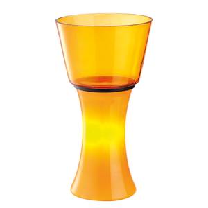 Tischleuchte Yulat by Leuchten Direkt Glas Orange 1-flammig