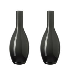 Vase de table Beauty Lot de 2 - 18 cm - Gris