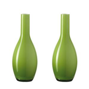 Tischvase Beauty (2er-Set) 18 cm - Grün