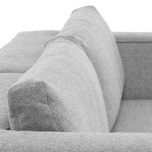 Ecksofa Big Cube Style Webstoff Stoff TBO: 29 moody grey - Longchair davorstehend rechts