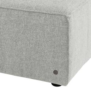 Ecksofa Big Cube Style Webstoff Stoff TBO: 39 powder grey - Longchair davorstehend rechts