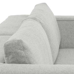 Ecksofa Big Cube Style Webstoff Stoff TBO: 39 powder grey - Longchair davorstehend rechts