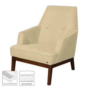 Fauteuil Cozy Tissu - Beige chaud - Sans repose-pieds