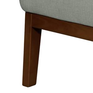 Sessel Cozy Webstoff Granit - Mit Hocker