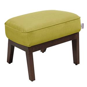 Fauteuil Cozy Tissu - Vert pistache - Avec repose-pieds