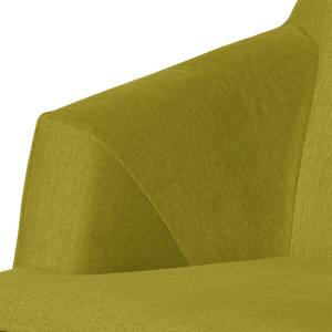 Fauteuil Cozy Tissu - Vert pistache - Avec repose-pieds