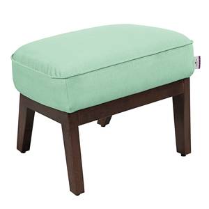 Sessel Cozy Webstoff Mintgrün - Mit Hocker