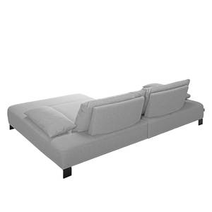 Canapé d’angle Cushion Shift Tissu - Tissu TBO : 29 moody grey - Méridienne courte à droite (vue de face)