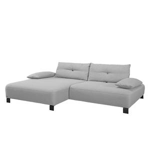 Ecksofa Cushion Shift Webstoff Stoff TBO: 29 moody grey - Longchair davorstehend links