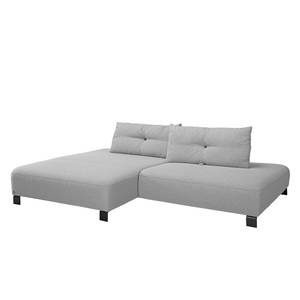 Ecksofa Cushion Shift Webstoff Stoff TBO: 29 moody grey - Longchair davorstehend links