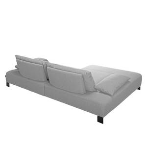 Ecksofa Cushion Shift Webstoff Stoff TBO: 29 moody grey - Longchair davorstehend links