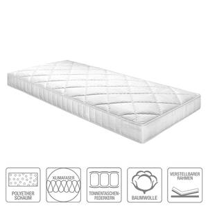 Matelas à ressorts ensachés Tfk Pro 100 x 200cm - D2 souple