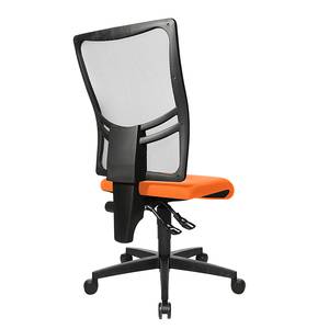 Bürodrehstuhl Net Point 10 Schwarz / Orange - Ohne Armlehnen