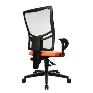 Bürodrehstuhl Net Point 10 Schwarz / Orange - Mit Armlehnen