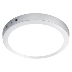 LED-plafondlamp Brixham plexiglas/aluminium - 1 lichtbron - Wit - Diameter lampenkap: 22 cm