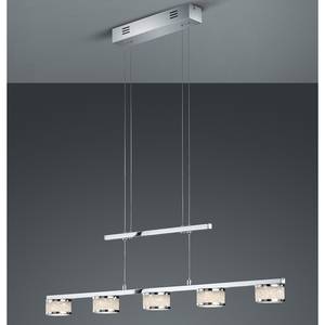 LED-hanglamp Clinton II plexiglas/metaal - 5 lichtbronnen