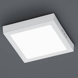 LED-plafondlamp Zeus plexiglas/aluminium - 1 lichtbron - Witgrijs/Wit - Breedte: 23 cm