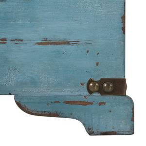 Baule Chapalasee Legno massello di abete Blu vintage