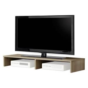 Tv-opzetstuk Agen Beige - Bruin - Plaatmateriaal - 99 x 14 x 34 cm