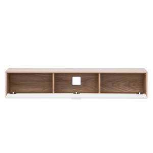 Tv-meubel Danilo Eikenhouten look/wit - Breedte: 115 cm