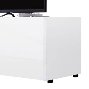 TV-Lowboard Asagiri Hochglanz Weiß - Breite: 130 cm