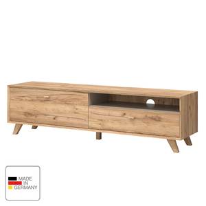 Tv-meubel Calvi II Navarra eikenhoutkleurig/Steengrijs - Conisch