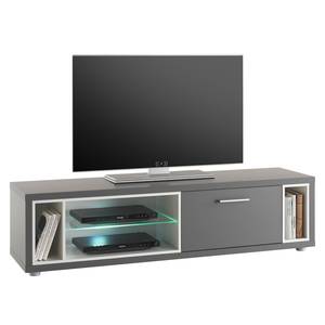 Tv-meubel Claydon II (incl. verlichting) grijs