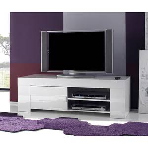 Meuble TV Gladiolo Blanc brillant / Blanc